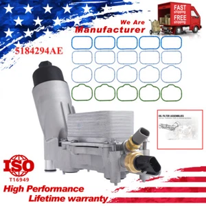 926-959 Aluminum Engine Oil Filter Housing For 2011-2022 Jeep Dodge Chrysler V6 - Picture 1 of 12