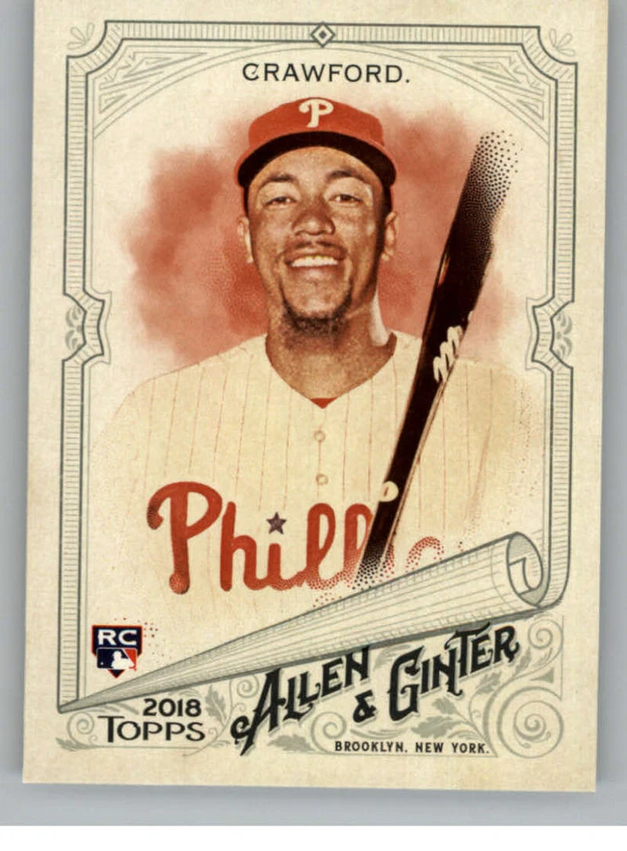 2018 Allen and Ginter #127 J.P. Crawford Philadelphia Phillies Rookie - Image 1 of 1