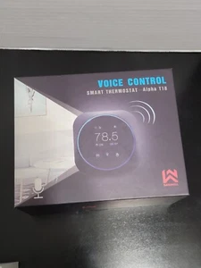 SASWELL Alpha T18 Smart Thermostat With Voice Control Alpha T18UTW-7-WIFI - Picture 1 of 10