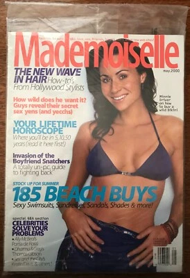 Minnie Driver - Mademoiselle magazine - May 2000, factory sealed, Swimsuit issue Foto 1 de 4