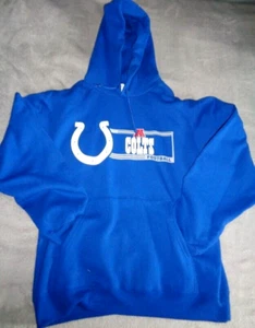 NUEVA NFL Indianapolis Colts Logo Sudadera con Capucha Mediana Adulto, Nueva con Etiquetas 34.00 - Imagen 1 de 8