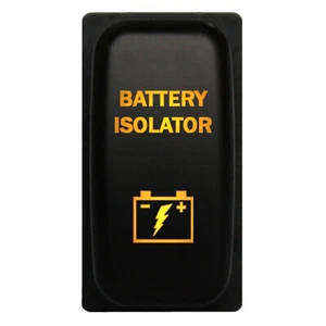 Druckschalter 163O 12V BATTERIETRENNER EIN-AUS LED GELB FÜR MITSUBISHI SHOGUN ... - Bild 1 von 2
