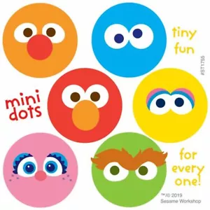 Pegatinas Sesame Street - 48 Puntos - 8 Hojas - Tablas de Recompensas Fiesta - Elmo NUEVAS - Imagen 1 de 1