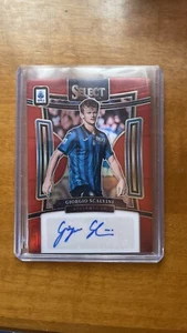 2023-24 GIORGIO SCALVINI AUTO PANINI SELECT SERIE A RED AUTOGRAPHS - Picture 1 of 2