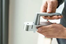 Schellenberg Smart Home Fenstergriff mit Alarm und Funk in Silber - mit variable