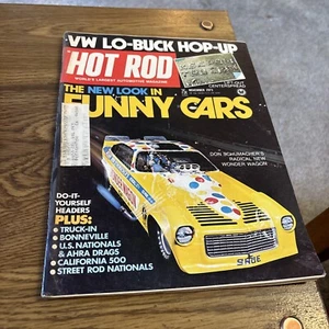 Hot Rod Magazine 1973 November VW Lo-Buck Hop-Up, New Look in Funny Cars - Imagen 1 de 10