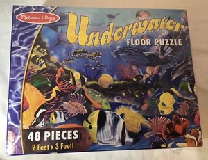 Melissa & Doug Underwater 48 Pc Kids Floor Puzzle 2ft X 3ft NIB NEW AND SEALED - Picture 1 of 7