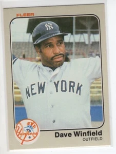1983 FLEER DAVE WINFIELD BASEBALL CARD #398 EX - Picture 1 of 1