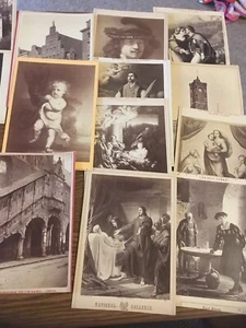 Lote de 25 fotos de tarjetas de gabinete de 1800 - arte, museos, paisajes - Imagen 1 de 9