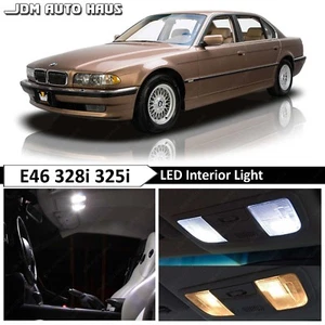 Xenon White SMD LED Lights Interior Package Kit for 1995-2001 BMW 7 Series E38 - Picture 1 of 12