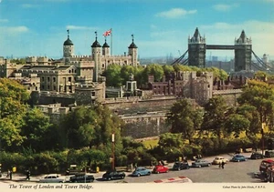 POSTCARD The Tower of London and Tower Bridge ~ England, UK - Picture 1 of 2