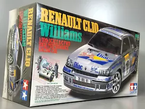 New Vintage 1994 Tamiya 1/10 Renault Clio Williams FWD FF01 Chassis Kit # 58138 - Picture 1 of 9