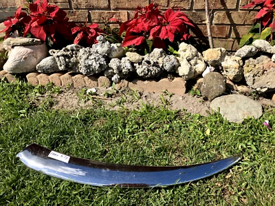 Jaguar XKE Etype V12 LH 71-73 Front Bumper has Good Chrome HAS Small Dent - Image 1 of 4