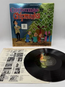 Christmas With The Chipmunks ~ 1962 Foil Cover Stereo LP - Imagen 1 de 24