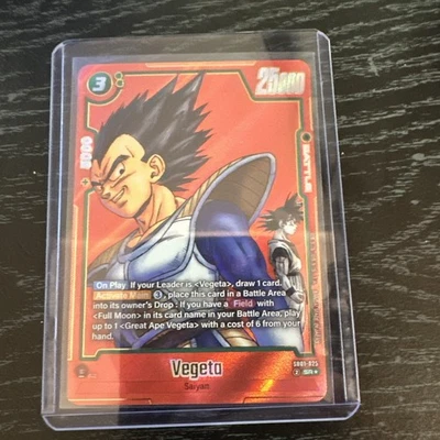 Dragon Ball Super: Fusion World Manga | Vegeta Alt Art SB01-025 Red Foil - Image 1 of 3