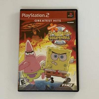 SpongeBob Schwammkopf Film - PS2 Greatest Hits, CIB, getestet - KOSTENLOSER VERSAND - Bild 1 von 4