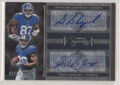 Donruss Signature Series 2016/50 Sterling Shepard Paul Perkins novato automático radiocontrol Foto 1 de 2
