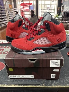 Size 9.5 - Air Jordan 5 Raging Bulls Pre-Owned W/ Box DD0587-600 - Picture 1 of 7