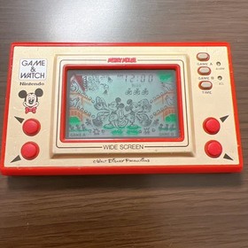 NINTENDO GAME AND & WATCH Mickey Mouse 1981 Wide Screen From Japan Very Rare