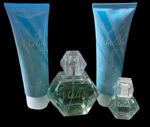 Malibu By Pamela Anderson Set: Eau De Parfum (3.4oz & 0.5oz) Body Lotion & Wash - Picture 1 of 4