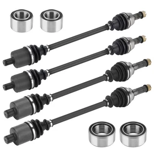 Front Rear CV Axles & Wheel Bearings Set for Polaris Ranger 570 900 1000 Set - Picture 1 of 3