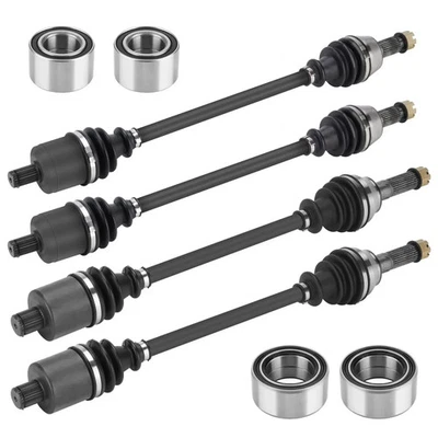 Front Rear CV Axles & Wheel Bearings Set for Polaris Ranger 570 900 1000 Set - Image 1 of 3