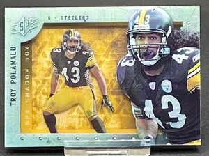 2009 UD SPX SHADOW BOX TROY POLAMALU STEELERS - Picture 1 of 2