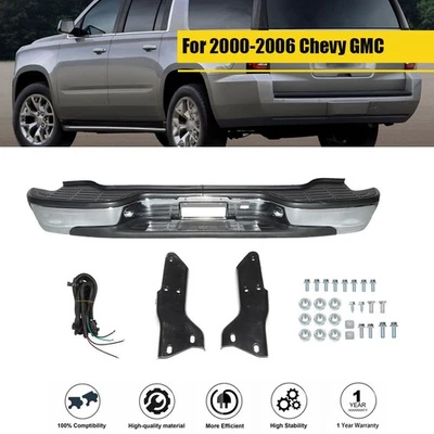 FOR 00-06 CHEVY SUBURBAN 1500 2500 TAHOE GMC YUKON XL STEEL REAR STEP BUMPER - Image 1 of 4