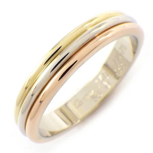 Anello Cartier Vendome Trinity matrimonio 750 (18 carati) tricolore oro #58 US8,25 - Foto 1 di 7