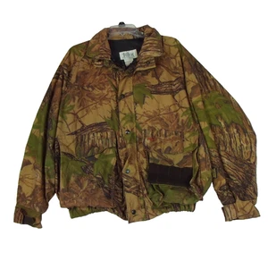 Vintage 10X Gore-Tex Rainwear Mens Medium  Jacket Realtree Camo Hooded Facemask - Picture 1 of 9