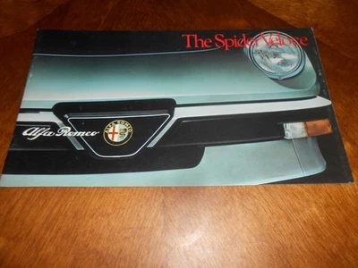 Folleto Alfa Romeo Spider Veloce 1983/16 páginas (más desplegables) '83 CATÁLOGO Foto 1 de 4