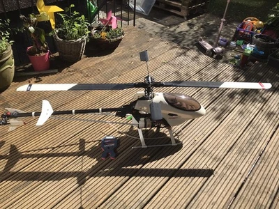 ARF Raptor 50 THUNDER TIGER Rc heli nitro guter zustand Graupner Robbe Servos - Bild 1 von 4