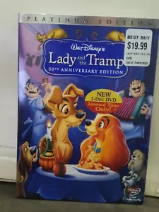 Walt Disney Lady And The Tramp 50th Anniversary Edition 2 Disc DVD 2006 Sealed - Picture 1 of 6