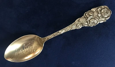 ASHLAND, WIS. Cuchara Watson Plata Esterlina Floral Serie No. 7-1903 Foto 1 de 4