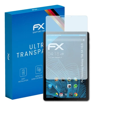 atFoliX 2x Screen Protector for Samsung Galaxy Tab S4 10.5 clear - Image 1 of 4