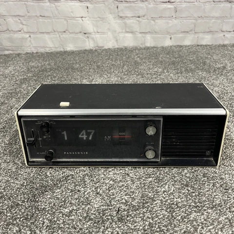PANASONIC RC-1280 Flip Clock AM Radio Alarm Japan Tested Working!! Cover
