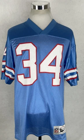 Earl Campbell #34 Houston Oilers Reebok Throwback Jersey Cover