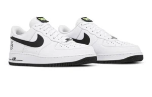 Nike Air Force 1 '07 LV8 NY vs NY White Black CW7297-100 Size 15 - Picture 1 of 5
