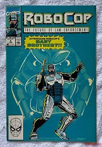 Marvel ROBOCOP #4 1a Serie "Sueños del Hombre Muerto" Junio 1990 Casi Nuevo* - Imagen 1 de 2