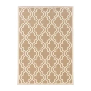 Hawthorne Collection 1'10" x 2'10" Hand Hooked Quatrefoil Wool Rug - Picture 1 of 1