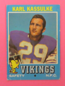 1971 Topps,  Minnesota Vikings - KARL KASSULKE
