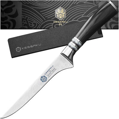 Kessaku 6" Boning Fillet Knife - Ronin Series - High Carbon Stainless Steel
