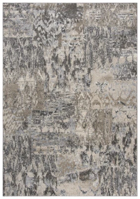 Rizzy Rugs Beige Contemporary Distressed Blotches Area Rug Abstract VCA106 - Image 1 of 3
