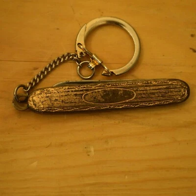 Navaja de Bolsillo Colonial Prov R.I EE. UU. Caballeros Oro De Colección Buen Estado Foto 1 de 4