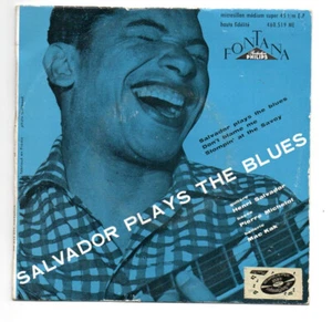 EP 45 RPM HENRI SALVADOR INTERPRETA THE BLUES 1956 FRANCIA Fontana 460.519 ME - Imagen 1 de 2
