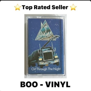 Def Leppard - On Through The Night - Cassette Tape Paper Label Ex / M Condition - Picture 1 of 7