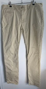 Country Road Mens Pants Size 36 Beige Preowned Slim Fit - Picture 1 of 3