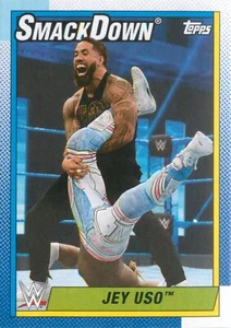 Jey Uso 2021 Topps Heritage WWE SmackDown Wrestling Base Card #60 - Picture 1 of 2