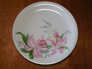 Plato de cena Noritake DOLORES 10 1/2" orquídeas rosadas vintage 1 ea 1 disponible - Imagen 1 de 8