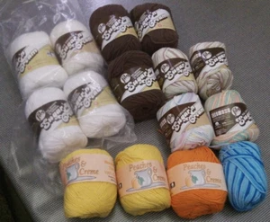 Lily Sugar 'n Cream Yarn lot & EPI Peaches & Cream Lot u2 - Picture 1 of 10